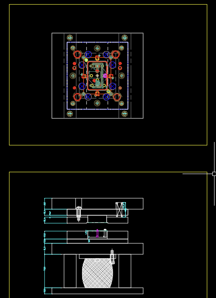 不锈钢电池保持压盖四周侧切模具设计